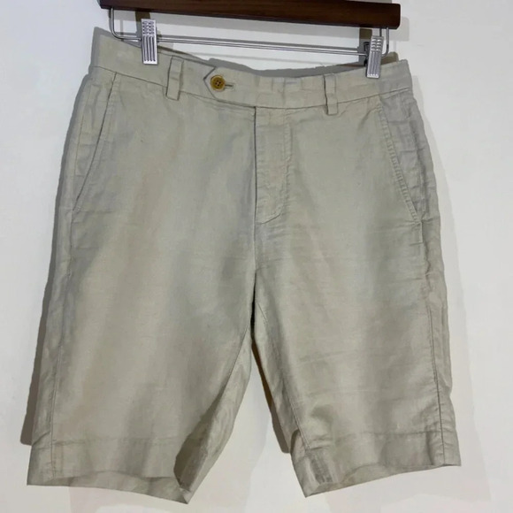 Brooks Brothers Khaki Bermuda Shorts, W30 - Picture 1 of 11
